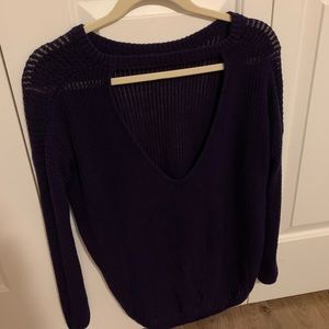 Open Back Sweater
